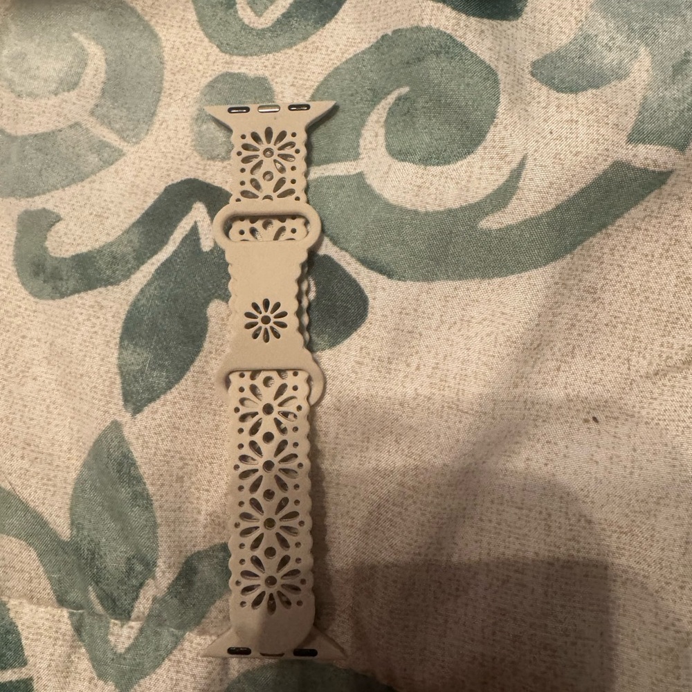 Floral Cutout Watch Band